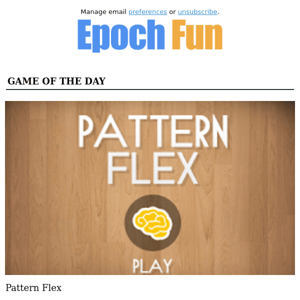 Play ​​Pattern Flex to improve your memory with multiple shapes! - EPOCH FUN