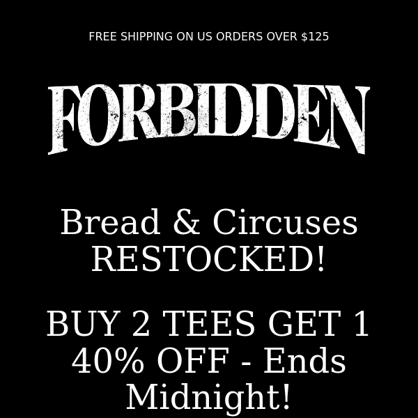 🥖Bread & Circuses🎪 Restock!