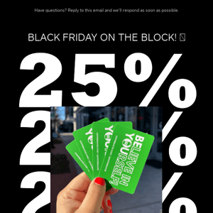 25% OFF GIFT CARDS...SHOP NOW! ★