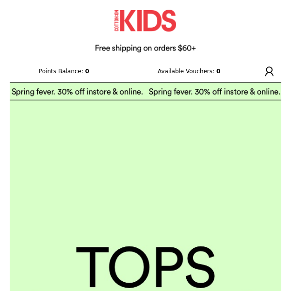 Tops = $10 right now