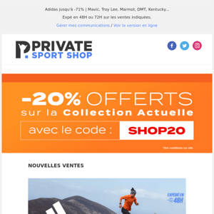 ✦✦✦ 2023 va être sport | -20% offerts sur la Collection Actuelle