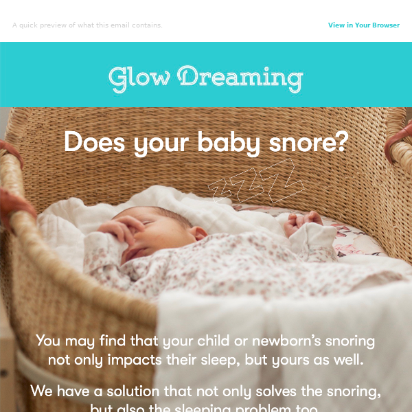 Does your baby snore or snuffle? ...