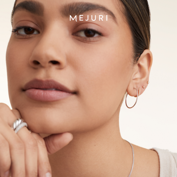 Cool-toned rings, necklaces and hoops - Mejuri