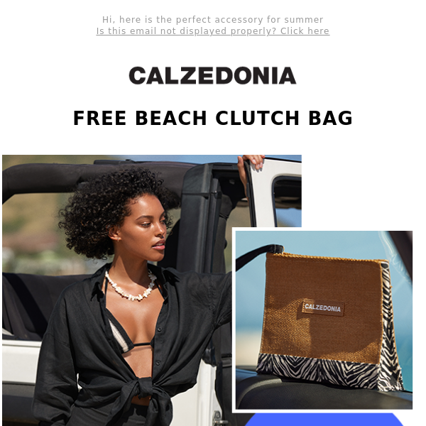 Free beach clutch for you!🎁 - Calzedonia UK