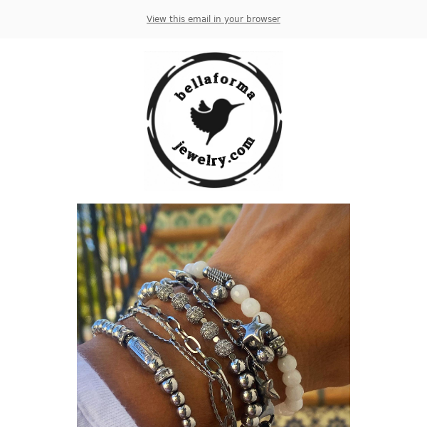 Enjoy 20% off all our Bracelets until Wednesday Midnight