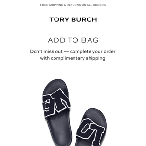 Tory Burch, still interested in the Love Slides?