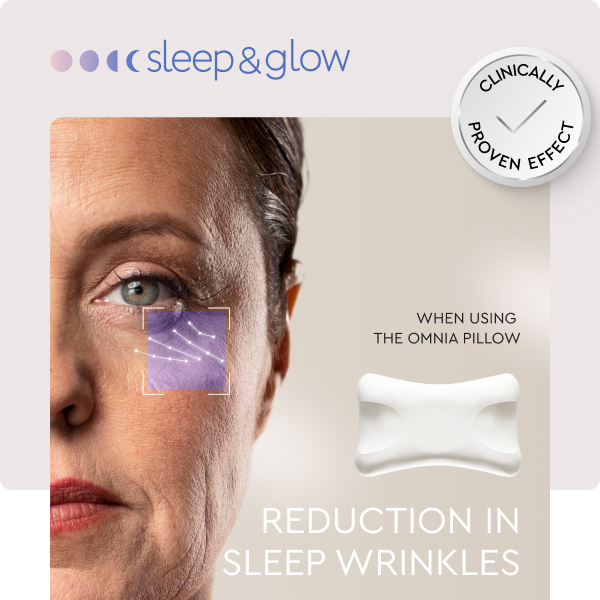 🔝82% of wrinkles saw a reduction in size: the effect of the Omnia pillow on aging