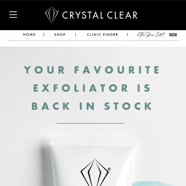 YOUR FAVOURITE EXFOLIATOR IS BACK!