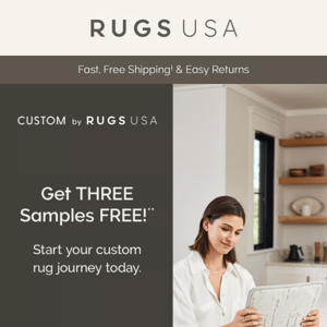 For a perfect fit: Custom by Rugs USA!