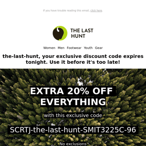 Secret Sale: The Last Hunt, the clock is ticking!