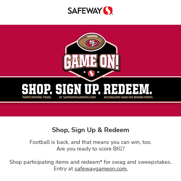 🏈 Get Your Game On! for Sweepstakes!