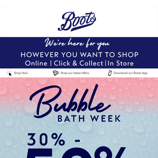 Bubble Bath Week | 30% - 50%💦🧼