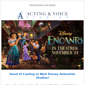 DISNEY Casting Director!