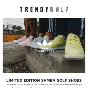 Limited edition Samba golf shoes