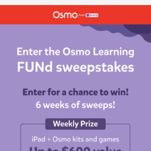 🏆 Win a tablet + Osmo Game!