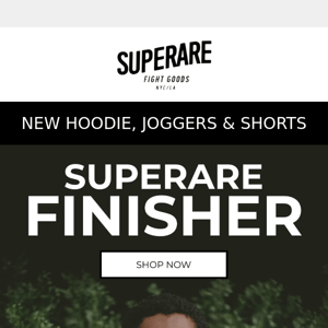 Finisher Hoodie, Joggers & Shorts