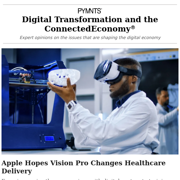 Apple’s Hope for Vision Pro in Healthcare