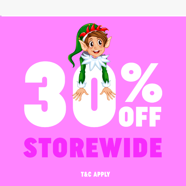 ⏰Ends TODAY! 30% Off EVERYTHING!🤩