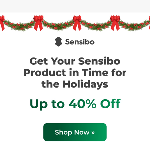 🎁 Gift Idea: Deliver Comfort for the Holidays with Sensibo 🎁