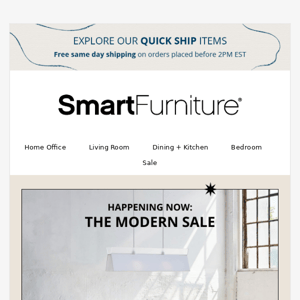 Our Annual Modern Furniture Sale Is Heating Up!