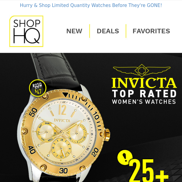 NEW MARKDOWNS on Top-Rated Women’s Watches