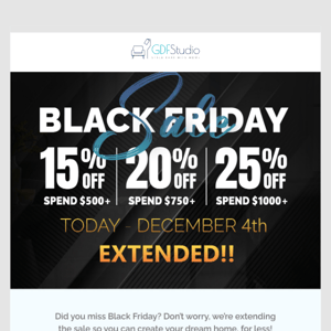 Missed Black Friday?