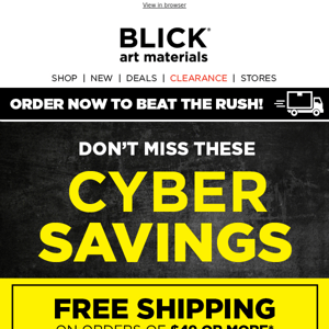 Shop these CYBER DEALS before they’re gone! 