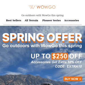 WowGo SPRING OFFER