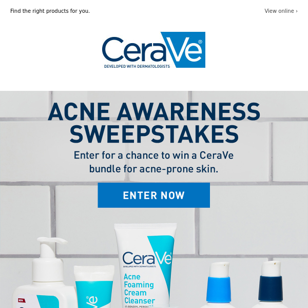 Acne Awareness Month Sweepstakes 💙