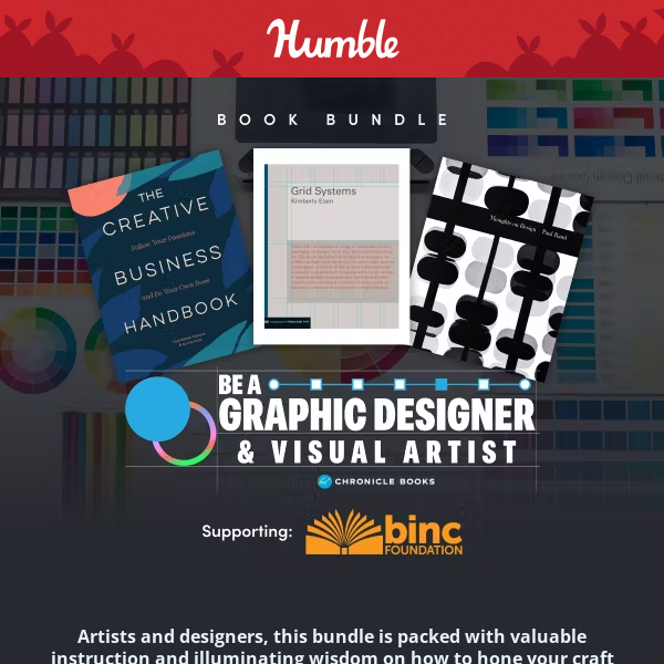 Get 20+ books on the art, business & philosophy of graphic design 🎨📐