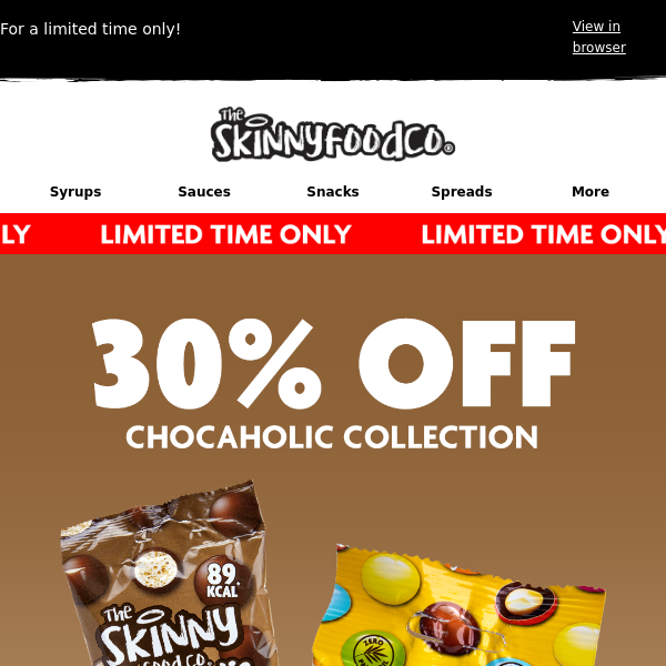 The Skinny Food Co, here's 30% off