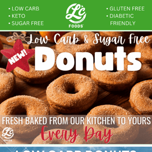 🍩LOW CARB DONUTS ARE HERE!