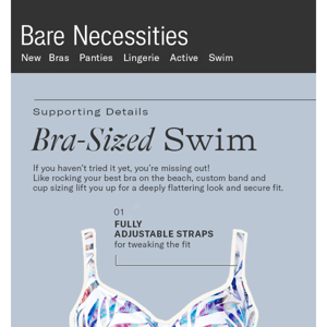 Find Your Perfect Fit In Our Bra-Sized Swimwear