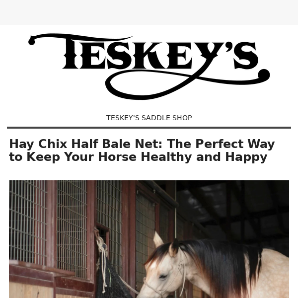 The HAY CHIX® HALF BALE NET: The Best Way to Prevent Weight Gain, Improve Digestion, and Reduce Boredom
