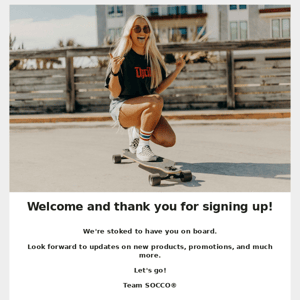 Thanks for signing up!