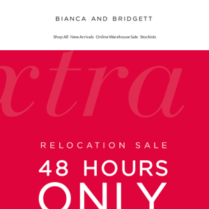 48 HOURS ONLY | TAKE AN EXTRA 20% OFF!