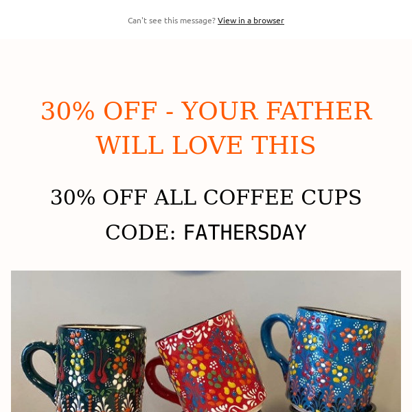 30% OFF - YOUR FATHER WILL LOVE THIS