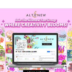 ✨ Join the Fun! Connect with Fellow Crafters in the Altenew Facebook Group