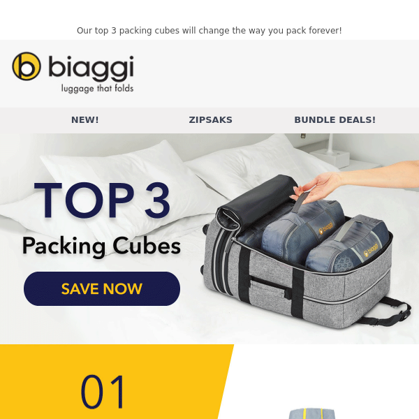 The World's Most Innovative Packing Cubes 🌏✈️ - Biaggi Luggage