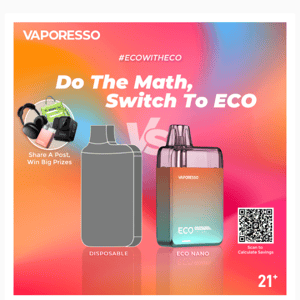 Win BIG Prizes ! Do the Math, Switch to ECO