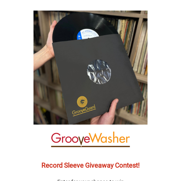 Enter this record sleeve giveaway contest