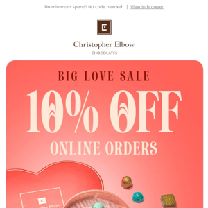 10% off sitewide 💜 Big Love Sale!