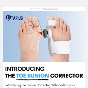 Our Toe Bunion Corrector is Here!