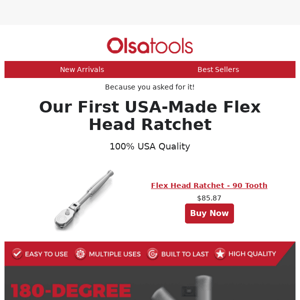 Introducing the *New* 🇺🇸USA Made Ratchet