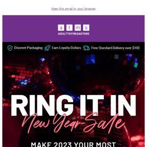 Ring in 2023 with our New Year sale 🎉