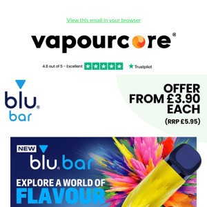 Blu Bar & YOOZ Top Offers | 90p vapes