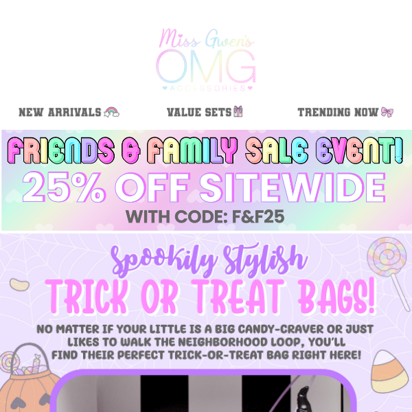 25% OFF SPOOK-tacular Styles! 🎃👻💗
