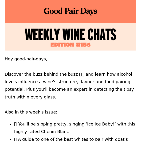 Weekly Wine Chats #156 🏖