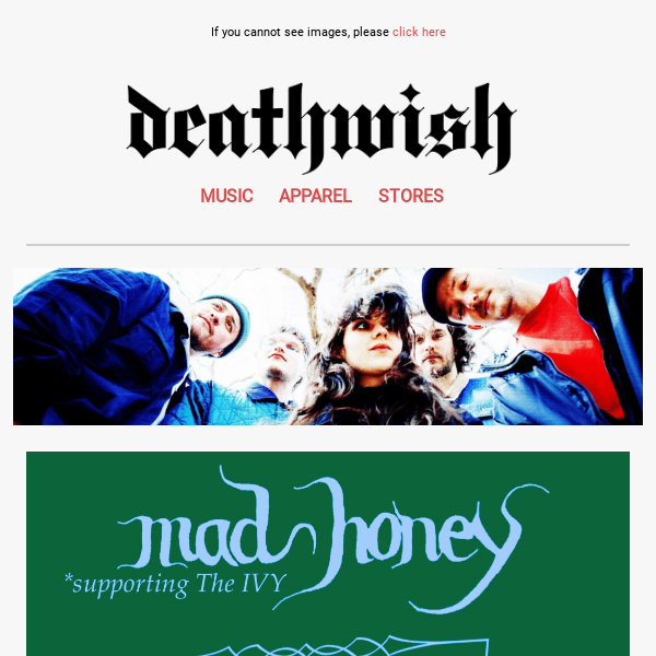 😡🍯 Mad Honey Tour, Vinyl Pre-orders from Wrong Man, Rile, Best Ex & more