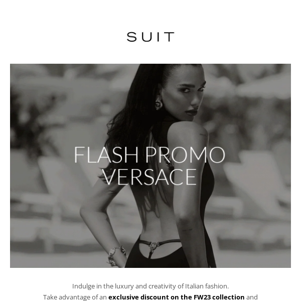 Flash promo: Versace - Suit Negozi